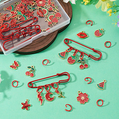 DIY Brooch Making Kits&nbsp;DIY-TA0014-88