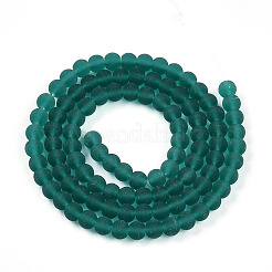Transparent Glass Beads Strands&nbsp;GLAA-T032-T4mm-MD21