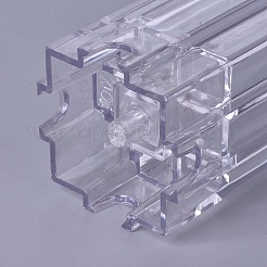 Transparent Plastic Candle Molds&nbsp;AJEW-WH0109-06