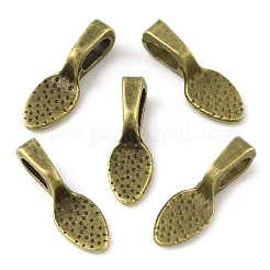 Alloy Glue-on Flat Pad Bails&nbsp;X-PALLOY-K005-01AB