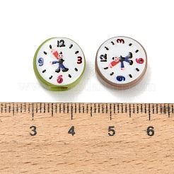 10Pcs Printed Opaque Acrylic Beads&nbsp;AC-CBA36B6-05