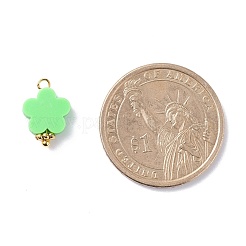 Handmade Polymer Clay Flower Pendants&nbsp;PALLOY-JF01125