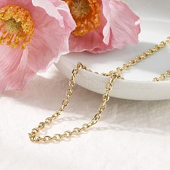3MM 304 Stainless Steel Cable Chain Necklaces&nbsp;NJEW-T016-09G