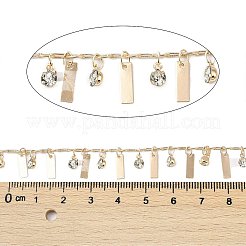 Handmade Brass & Rhinestone Chains&nbsp;CHC-Z001-12KCG-02