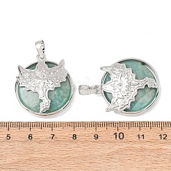 Natural Amazonite Pendants&nbsp;GG-CBA0251-10B-P