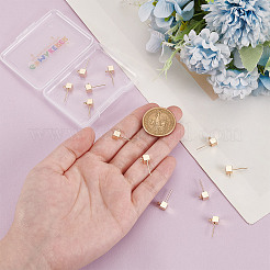12Pcs Brass Stud Earring Findings&nbsp;KK-GO0001-81