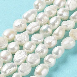 Natural Cultured Freshwater Pearl Beads Strands&nbsp;PEAR-Z002-01