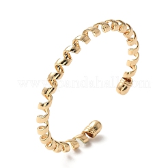 Electrophoresis Iron Cuff Bangles for Women&nbsp;BJEW-M057-03G