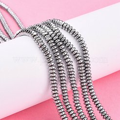 Non-Magnetic Synthetic Hematite Beads Strands&nbsp;X-G-C124-4x2mm-2