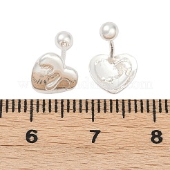 S999 Fine Silver Stud Earrings for Women&nbsp;EJEW-Q031-02S-B