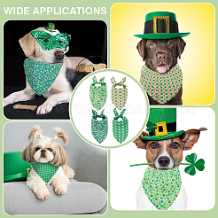 4Pcs 4 Styles Triangle Polyester Pet Handkerchi&nbsp;AJEW-CP0006-08B-06
