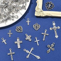 100Pcs 20 Styles Tibetan Style Alloy Pendants&nbsp;FIND-YW0010-57