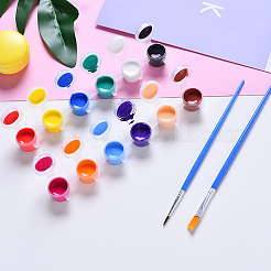 Plastic Paint Pots Strips&nbsp;CON-PH0001-83