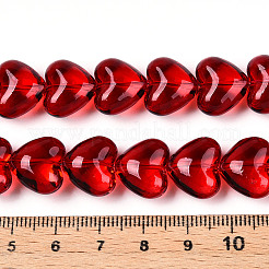 Transparency Glass Beads Strands&nbsp;X-GLAA-T023-13A