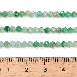 Natural Emerald Beads Strands&nbsp;G-Z106-A02-3mm