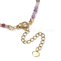 Chakra Natural Mixed Gemstone Chips Beaded Bracelets for Women&nbsp;BJEW-JB11631-03