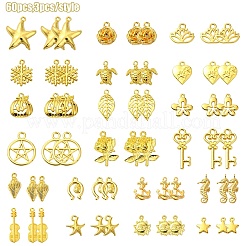 60Pcs 20 Styles Tibetan Style Alloy Pendants&nbsp;FIND-YW0004-77