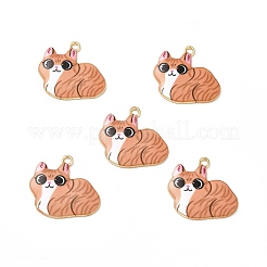 Alloy Enamel Pendants&nbsp;ENAM-M046-11G-D