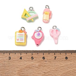 Stationery Supplies Theme Opaque Resin Pendants&nbsp;RE-CBA392A-05P