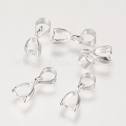 Brass Ice Pick Pinch Bails&nbsp;X-KK-KK05-S