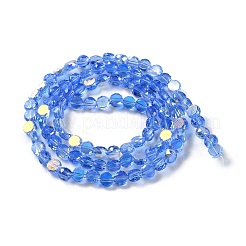 Transparent Electroplate Glass Beads Strands&nbsp;GLAA-Q099-I01-06
