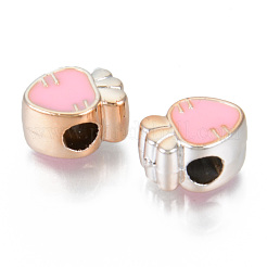 UV Plating Acrylic European Beads&nbsp;OACR-N010-26LG