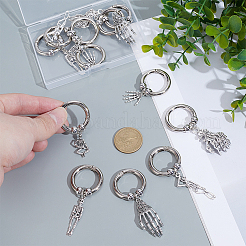 12Pcs 6 Style Alloy Shoes Charms&nbsp;HJEW-GO00250