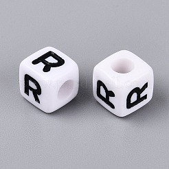 Opaque Acrylic Beads&nbsp;SACR-N020-04A-R