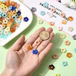 300Pcs Gradient Color Transparent Acrylic Beads&nbsp;OACR-SP0001-87