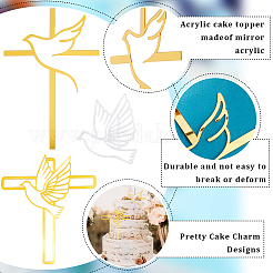 Acrylic Mirror Cake Toppers&nbsp;FIND-CN0001-45