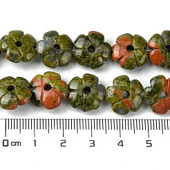 Natural Unakite Beads Strands&nbsp;G-H023-B02-01
