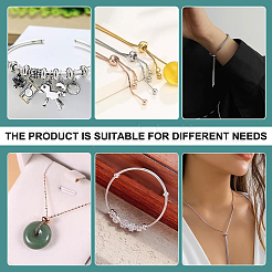 8Pcs Sterling Silver Beads&nbsp;STER-BC0002-48B-S