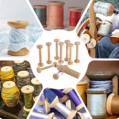 Wooden Bobbins&nbsp;AJEW-WH0031-47A