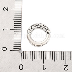 Tibetan Style Alloy Linking Rings&nbsp;TIBE-M004-13AS-01