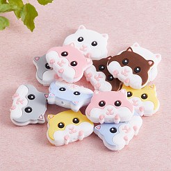 12Pcs 6 Styles Hamster Silicone Beads&nbsp;JX650A