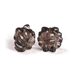 Natural Ice Obsidian Carved Nine-Tailed Fox Beads&nbsp;PW-WG881C9-01
