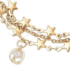 304 Stainless Steel Multi-layered Bracelets&nbsp;BJEW-JB12241-01