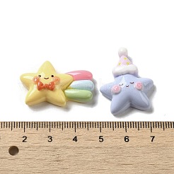 Sun Moon Cloud Rainbow Opaque Resin Decoden Cabochons&nbsp;RESI-Z022-05