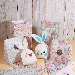 Animals Theme Plastic Bags and Flowers Floral Paper Gift Bag&nbsp;ABAG-PH0002-32