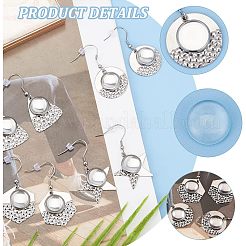 16Pcs 8 Style 304 Stainless Steel Earring Hooks&nbsp;STAS-CA0001-84