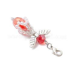 Glass Pendant Decorations&nbsp;HJEW-JM03620