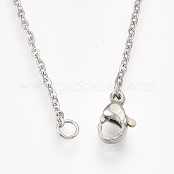 Non-Tarnish 201 Stainless Steel Pendant Necklaces&nbsp;NJEW-T009-JN026-1-45