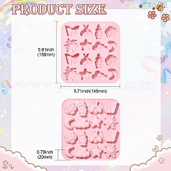 16 Farmer's Countryside Theme 8 Different Pattern Shapes Silicone Mold Chocolate Mold Cake Mold&nbsp;ST-CJ0007-05