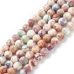 Natural Imperial Jasper Beads Strands&nbsp;X-G-E358-8m-01