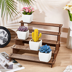 5-Tier Wood Organizer Display Riser Holder for Cupcake&nbsp;ODIS-WH0099-202