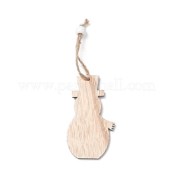 Christmas Wood Pendant Decorations&nbsp;HJEW-K038-01A