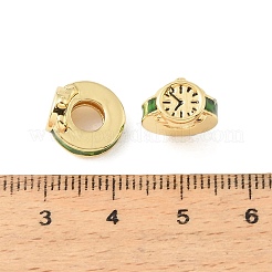 Watches Brass Enamel European Beads&nbsp;KK-CBA9CBD-16G