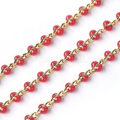 Handmade Enamel Beaded Chains&nbsp;CHC-P007-F02