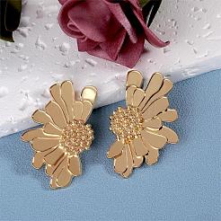 Vintage Flower Stud Earrings for Women Alloy Enamel Half Flower Stud Earrings Summer Earrings Boho Beach Floral Stud Earrings Jewelry Gifts for Women&nbsp;JE1095A