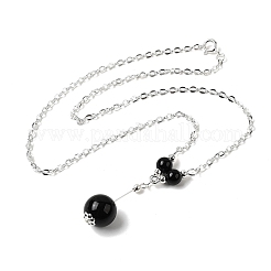Natural Gemstones Pendant Necklaces&nbsp;NJEW-JN01611